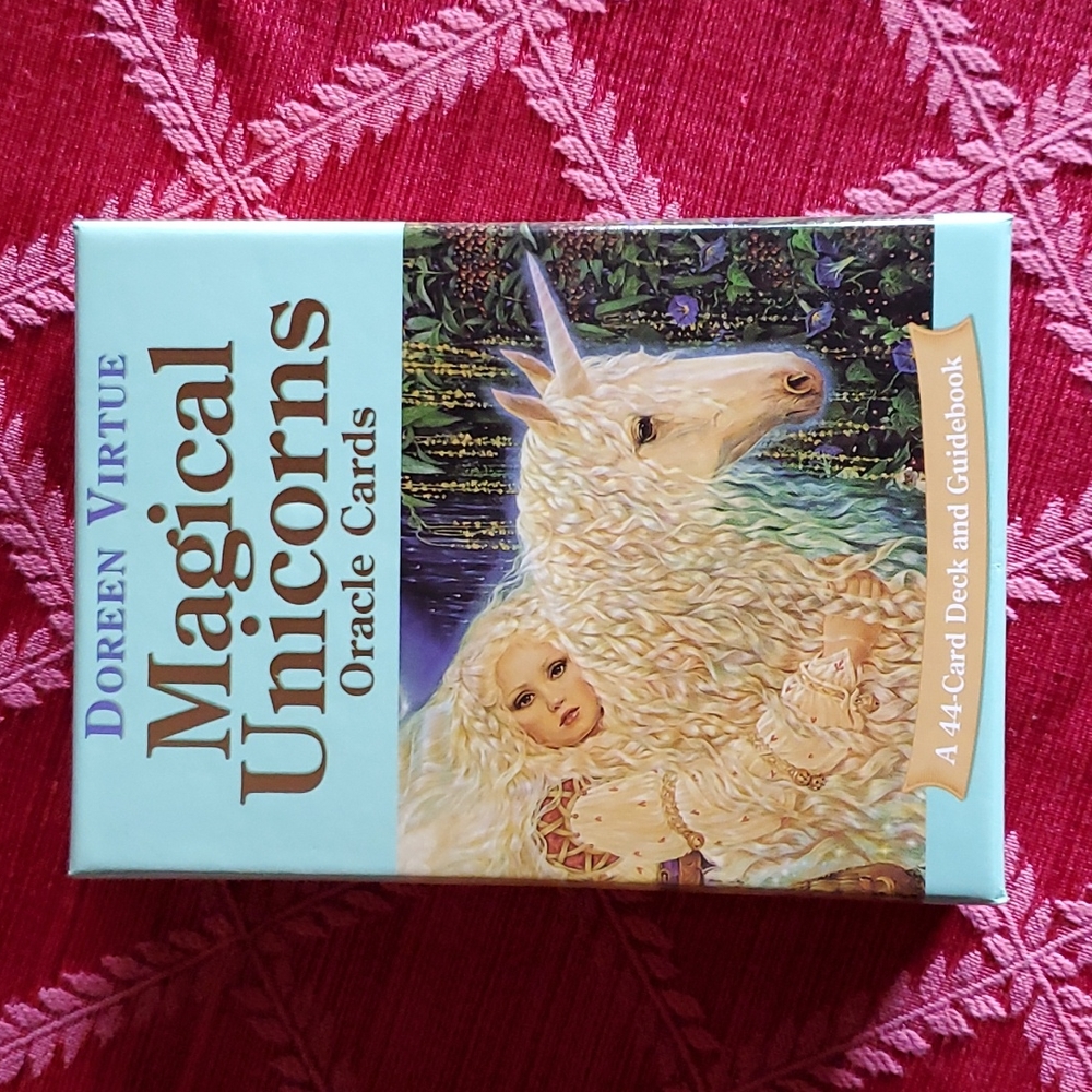 Magical Unicorns Oracle Cards by Doreen Virtue a 44 card deck with Guidebook